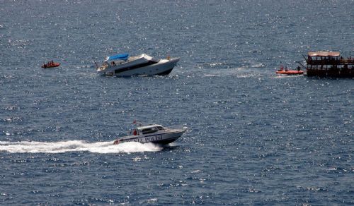 Lüks yat böyle barttı 12