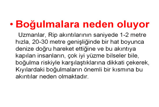 RİP Akıntısı Nedir? Nasıl Oluşur? Nasıl Belli olur? 13