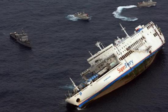 "Superferry 9" yolcu gemisinin batışı 3