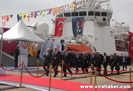 'TCSG Dost' ve 'TCSG Umut'un' teslim töreninden 19