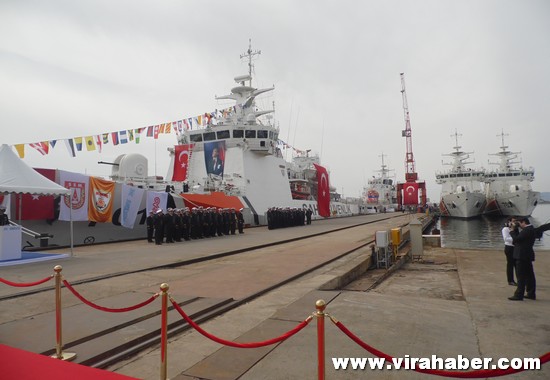 'TCSG Dost' ve 'TCSG Umut'un' teslim töreninden 2