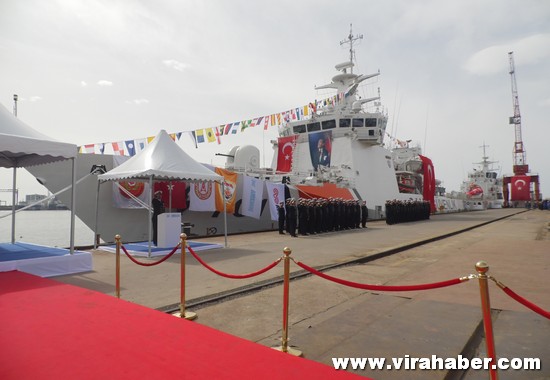 'TCSG Dost' ve 'TCSG Umut'un' teslim töreninden 48