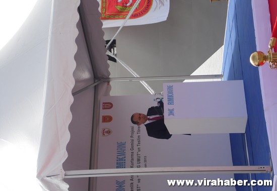 'TCSG Dost' ve 'TCSG Umut'un' teslim töreninden 54