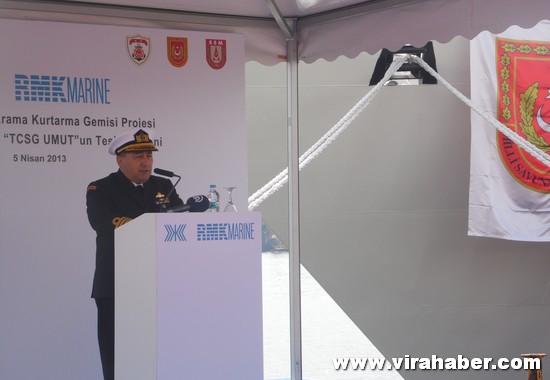 'TCSG Dost' ve 'TCSG Umut'un' teslim töreninden 56