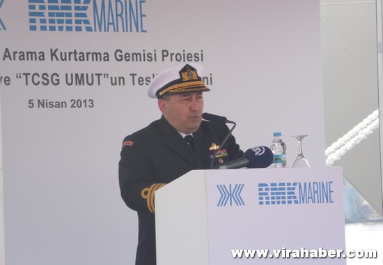 'TCSG Dost' ve 'TCSG Umut'un' teslim töreninden 58