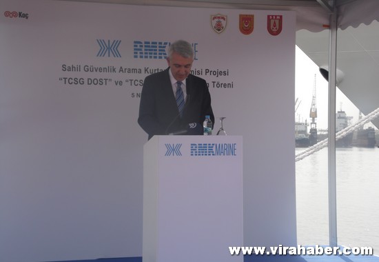 'TCSG Dost' ve 'TCSG Umut'un' teslim töreninden 59