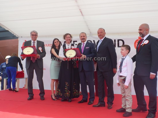 Ada Tersanesinin 3.gemisi “Lovund” denize indirildi 64