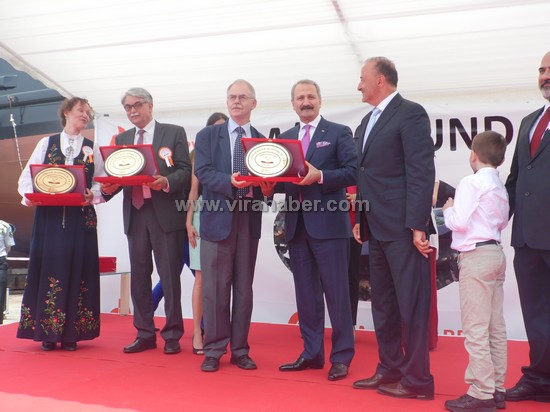 Ada Tersanesinin 3.gemisi “Lovund” denize indirildi 66