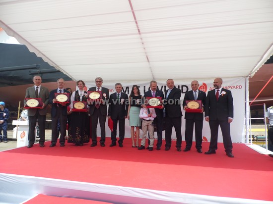 Ada Tersanesinin 3.gemisi “Lovund” denize indirildi 76