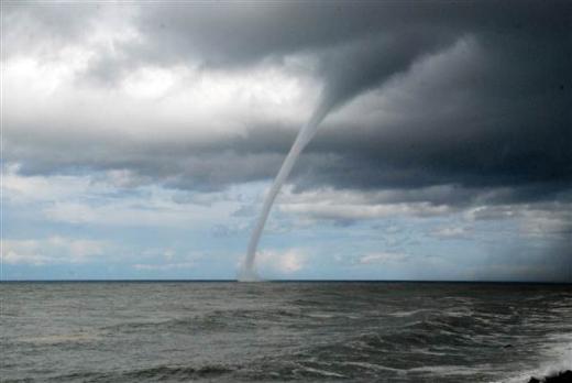 Rize'de hortum çıktı. 1