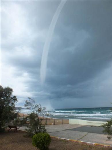 Rize'de hortum çıktı. 6