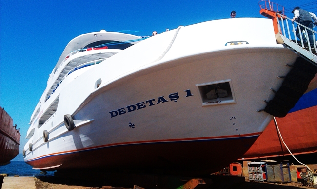 Dentur Avrasya, Dedetaş-1'i denize indirdi 16