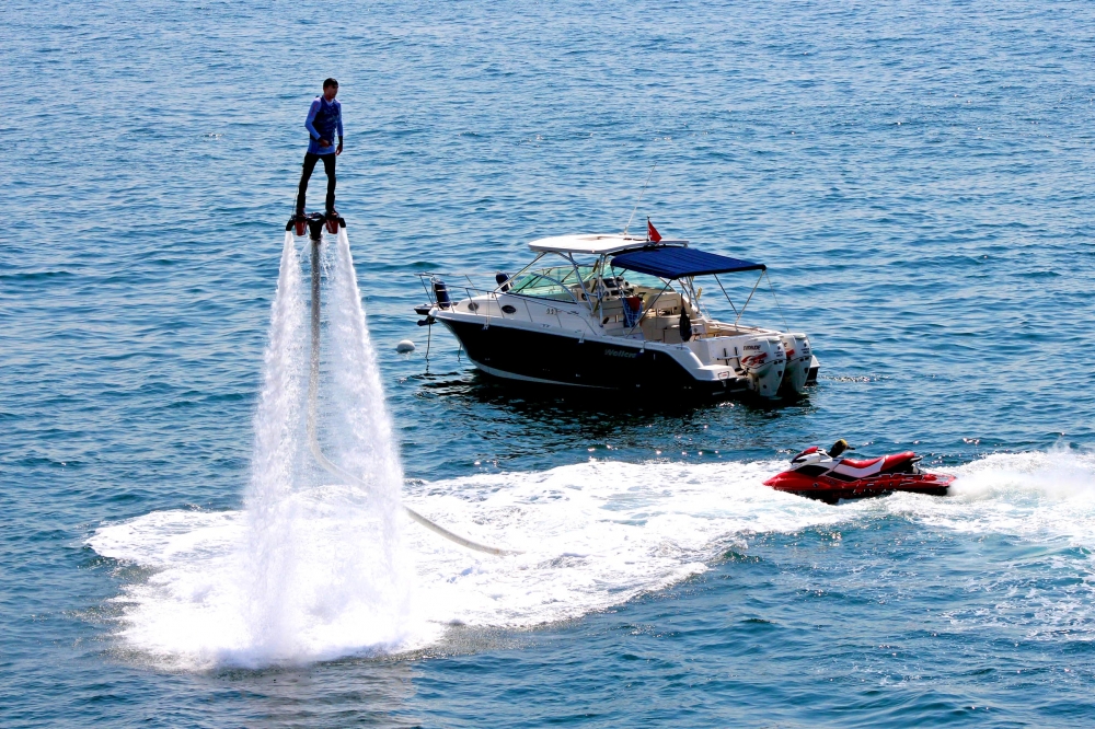 Jet-ski tutkunları Marmara'da buluştu 11