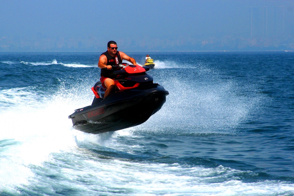 Jet-ski tutkunları Marmara'da buluştu 4