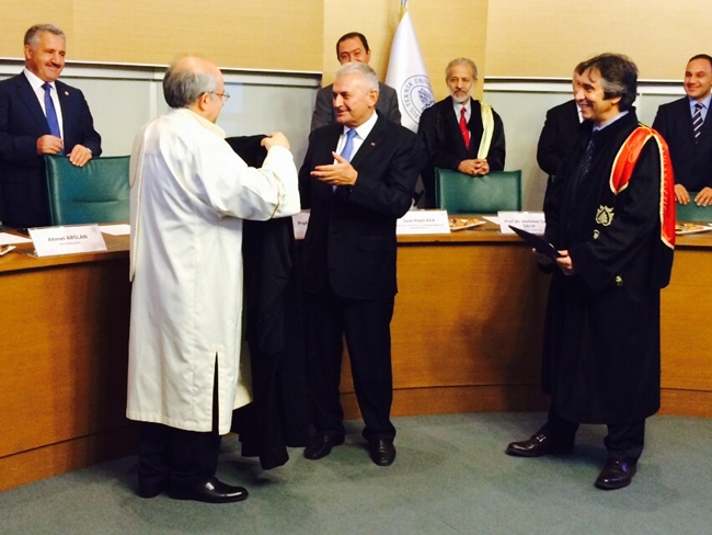 İTÜ'den Binali Yıldırım'a fahri doktora 5