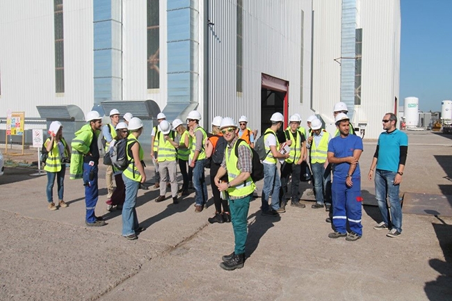 Belçikalı gemi inşa öğrencileri Özata Tersanesi'ni ziyaret etti 11