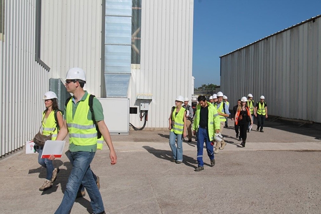 Belçikalı gemi inşa öğrencileri Özata Tersanesi'ni ziyaret etti 9