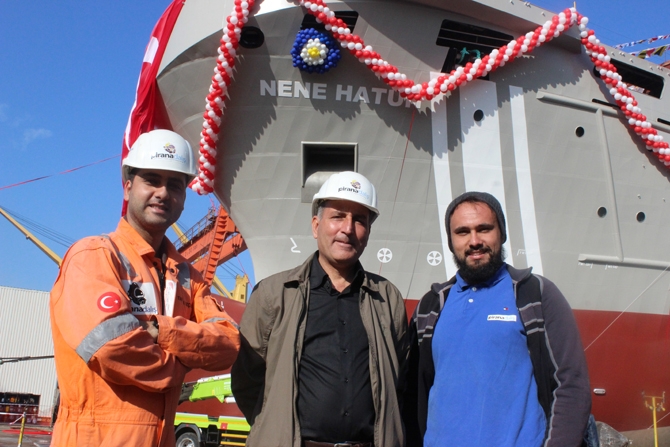 "Nene Hatun" denize indirildi 5