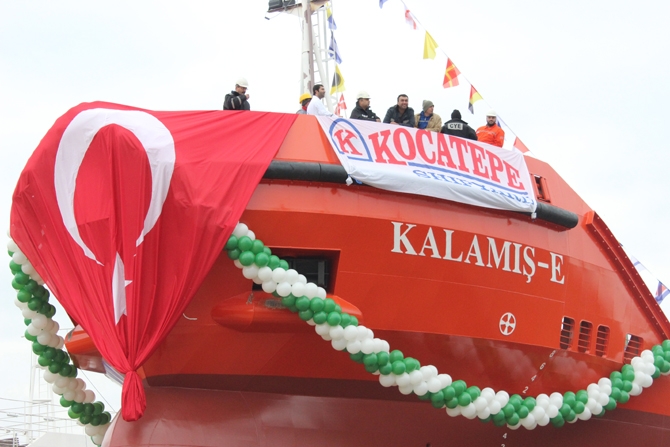 M/T Kalamış-E denize indirildi 2