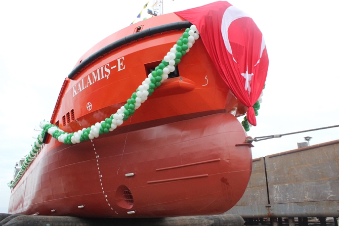 M/T Kalamış-E denize indirildi 4