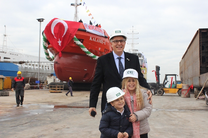 M/T Kalamış-E denize indirildi 6