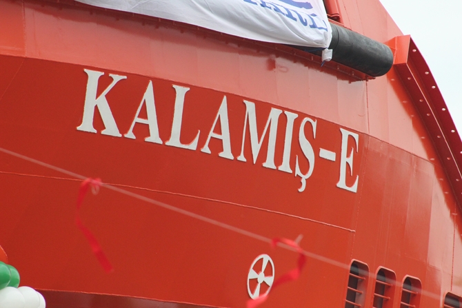 M/T Kalamış-E denize indirildi 7