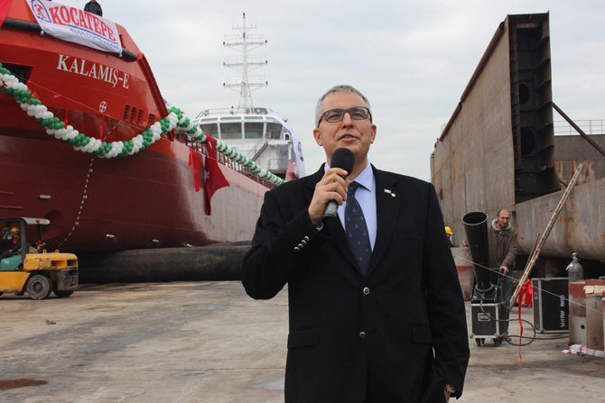 M/T Kalamış-E denize indirildi 8