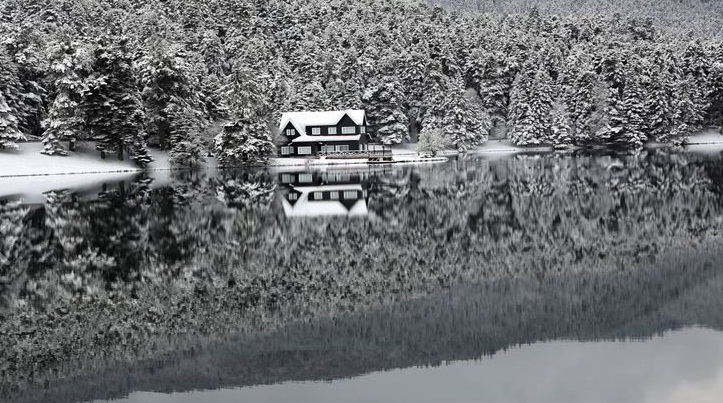 Abant Gölü'nden karpostallık kareler 3