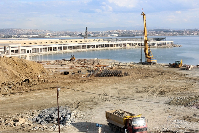 Dev projenin yüzde 85'i tamamlandı 2