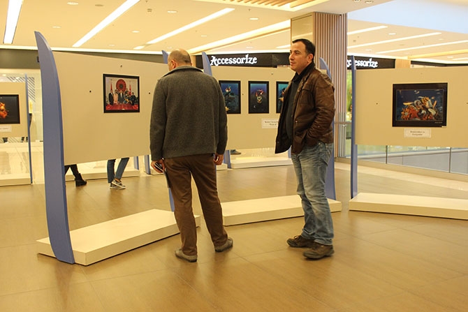 Haluk Cecan'ın anısına "Mavi Dünya" sergisi 6