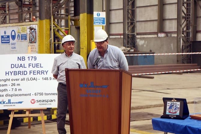 Sedef Tersanesi’nde ilk sac kesildi 3