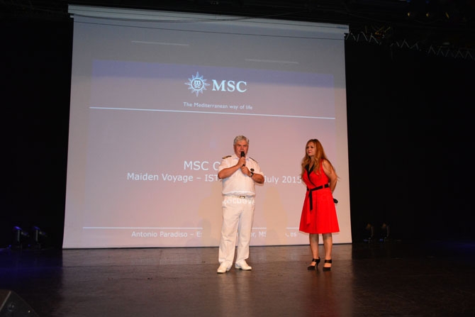 Rönesans programı kapsamında büyütülen MSC Opera İstanbul’a demir attı 13