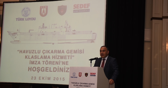 Türkiye'nin en büyük askeri gemisi için imzalar atıldı 10