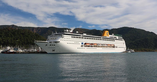 Dev kruvaziyer "Costa Riviera" Marmaris'te 8