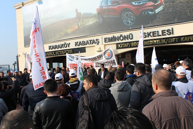 Türkiye Denizciler Sendikası basın açıklaması 14