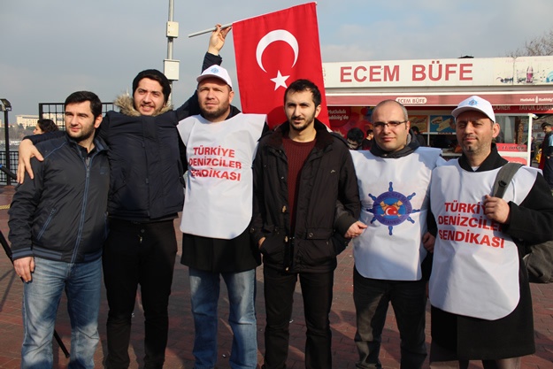 Türkiye Denizciler Sendikası basın açıklaması 18