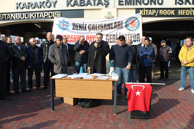 Türkiye Denizciler Sendikası basın açıklaması 5