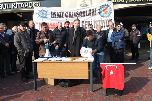 Türkiye Denizciler Sendikası basın açıklaması 6