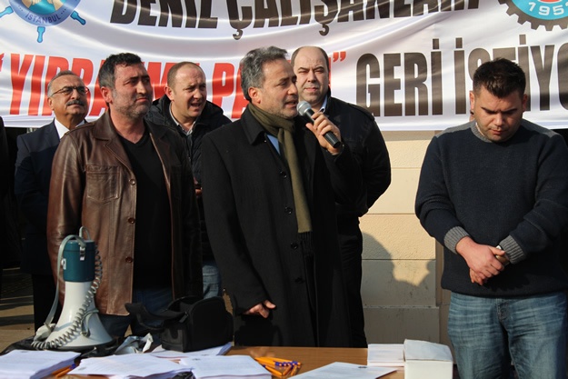 Türkiye Denizciler Sendikası basın açıklaması 8