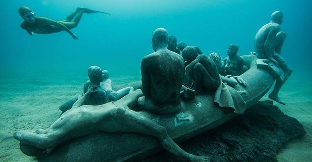Dünyanın en anlamlı su altı müzesi mültecileri anlatıyor 17