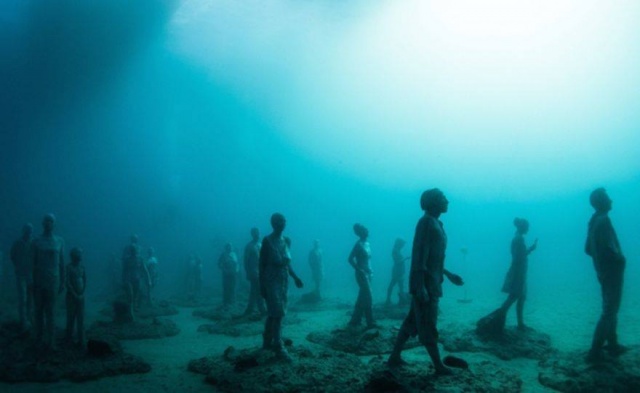 Dünyanın en anlamlı su altı müzesi mültecileri anlatıyor 7