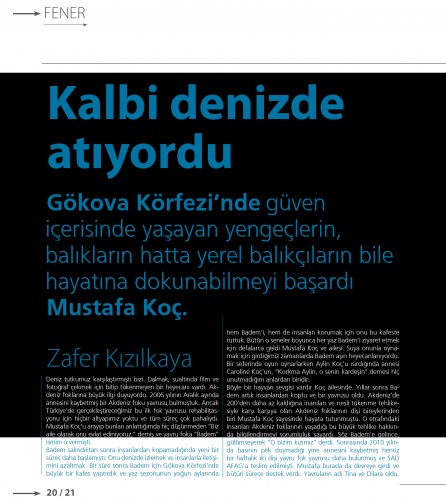 Mavi gözlü denizci Mustafa Koç, VİRA sayfalarına kazındı 3