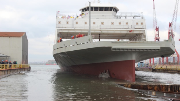 Seaspan Spirit denize indirildi 12