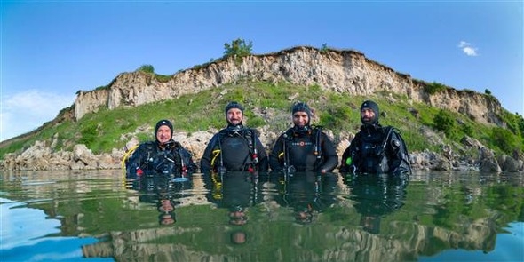 Van Gölü'nde mikrobiyalit alan 3