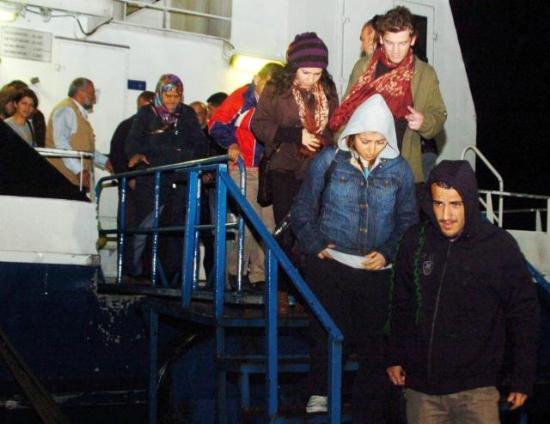 Yolcular böyle panik yaşadı 2