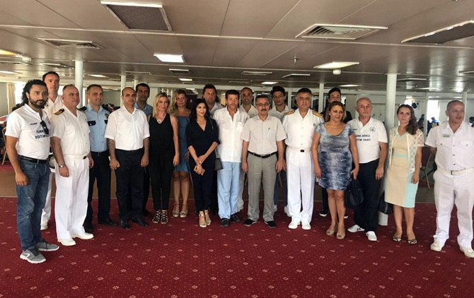 T/S Samsun gemisi Marmaris Limanı'na geldi 5