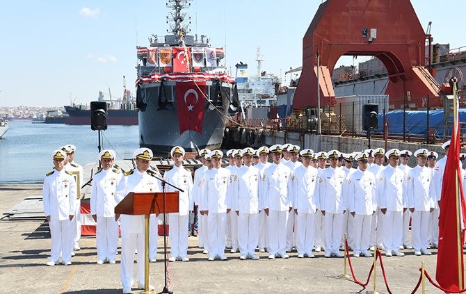 A-583 TCG Işın Türk Deniz Kuvvetleri'ne teslim edildi 3