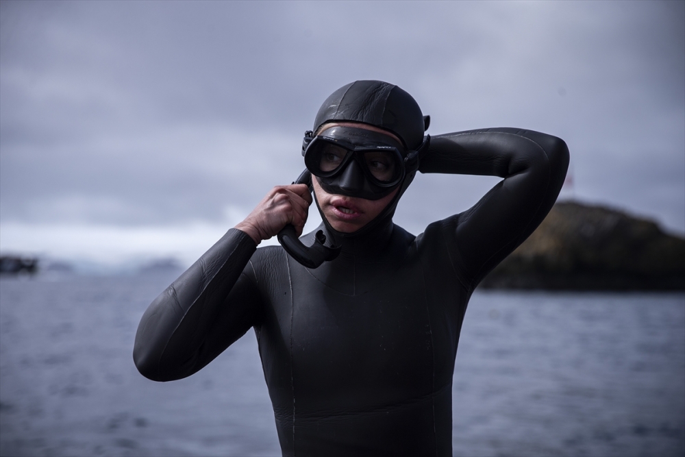 Şahika Ercümen'den Antarktika'da tarihi dalış 2