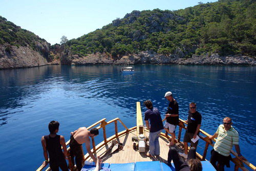 Korsan limanında arkeoloji ve doğal güzellik görüntülendi 5