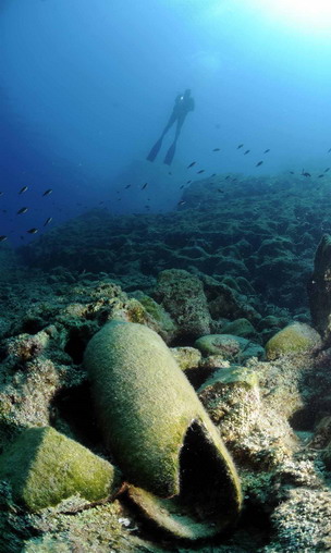 Korsan limanında arkeoloji ve doğal güzellik görüntülendi 9